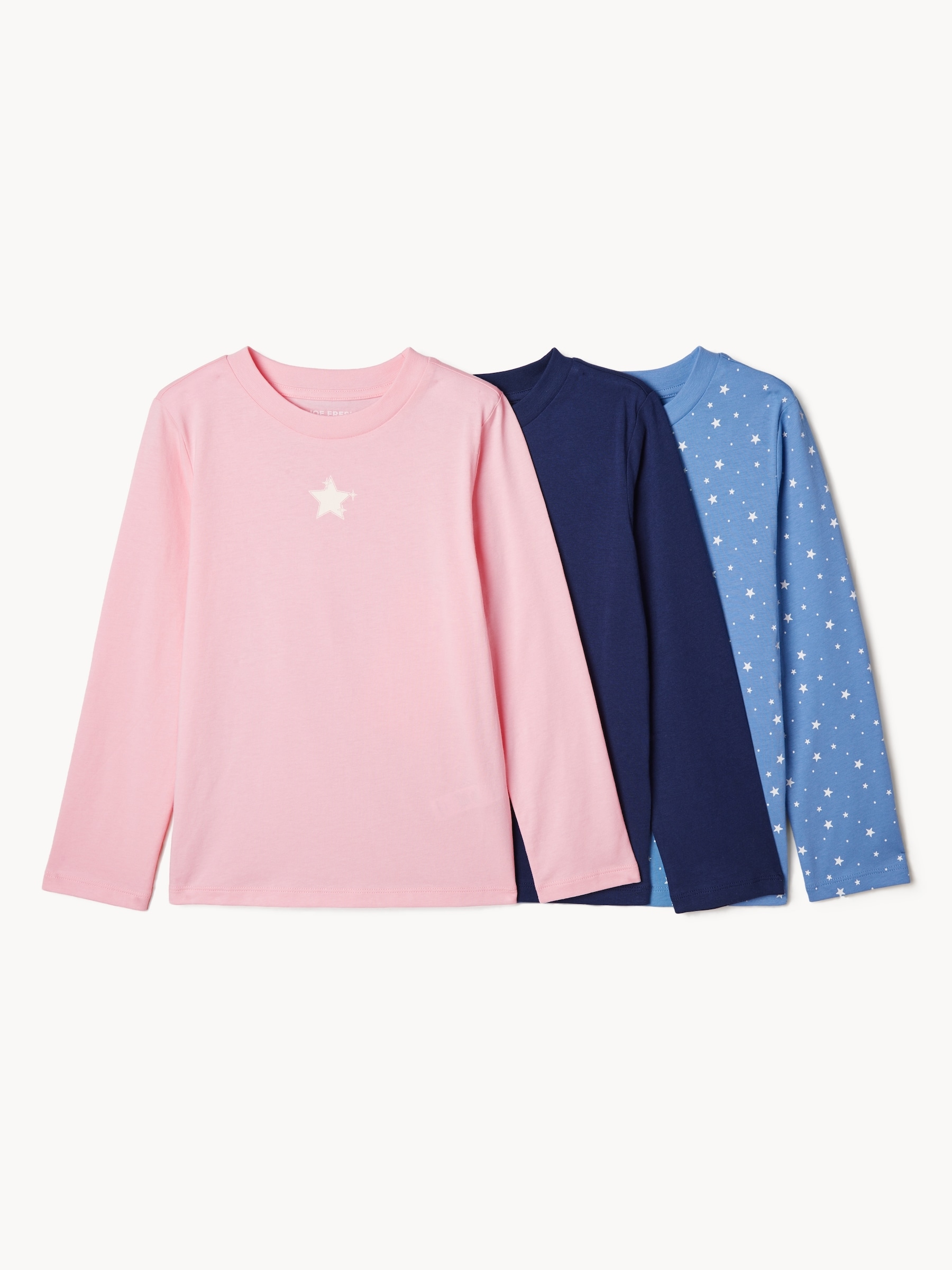 Ensemble de 3 hauts à manches longues, filles