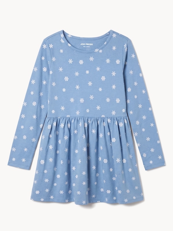 Joe Fresh Kid Girls' Long Sleeve Dress 1 ea, $10.00/1ea