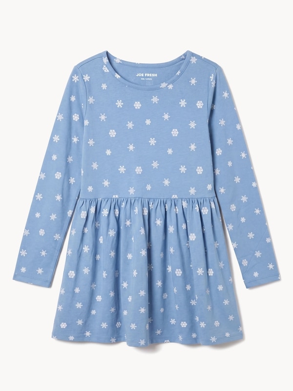 Joe Fresh Kid Girls' Long Sleeve Dress 1 ea, $10.00/1ea