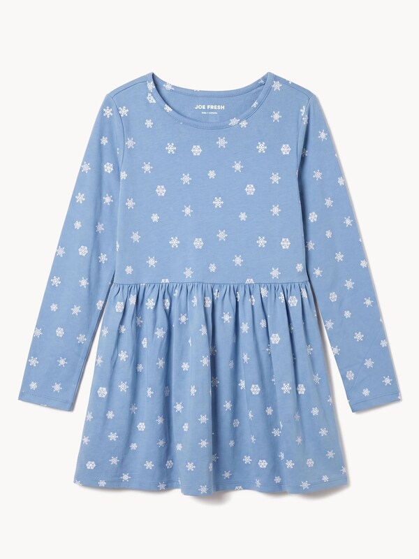 Joe Fresh Robe à manches longues, filles 1 ea, 10,00 $/1ch