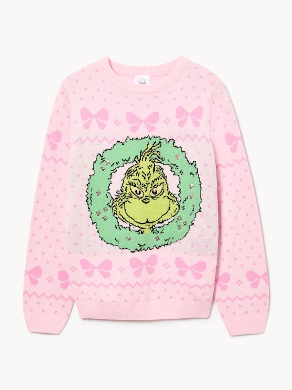 Joe Fresh Kid Girls' Grinch Sweater 1 ea, $29.00/1ea