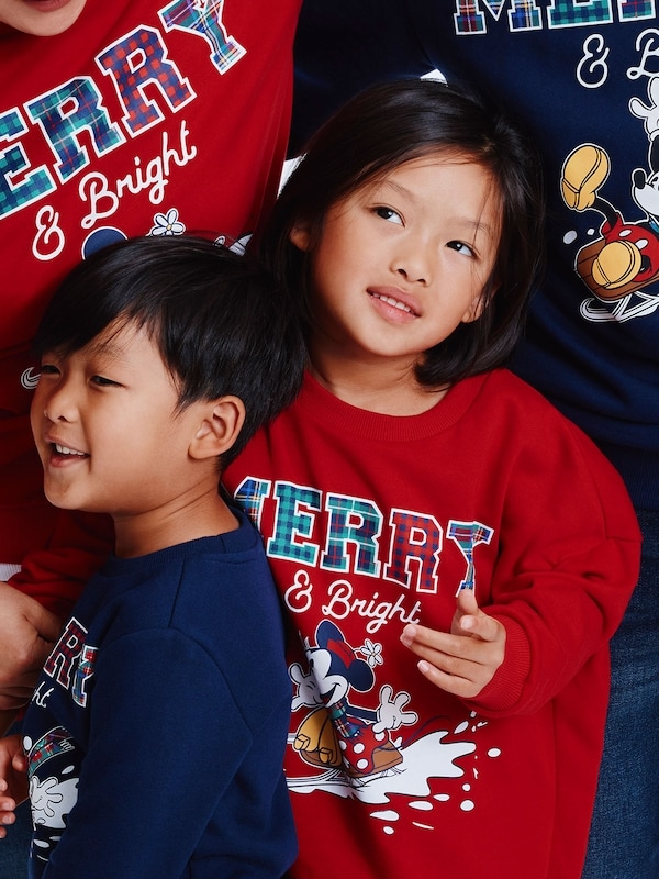 Joe Fresh Kid Girls' Disney Minnie Mouse Holiday Sweatshirt 1 ea, $24.00/1ea