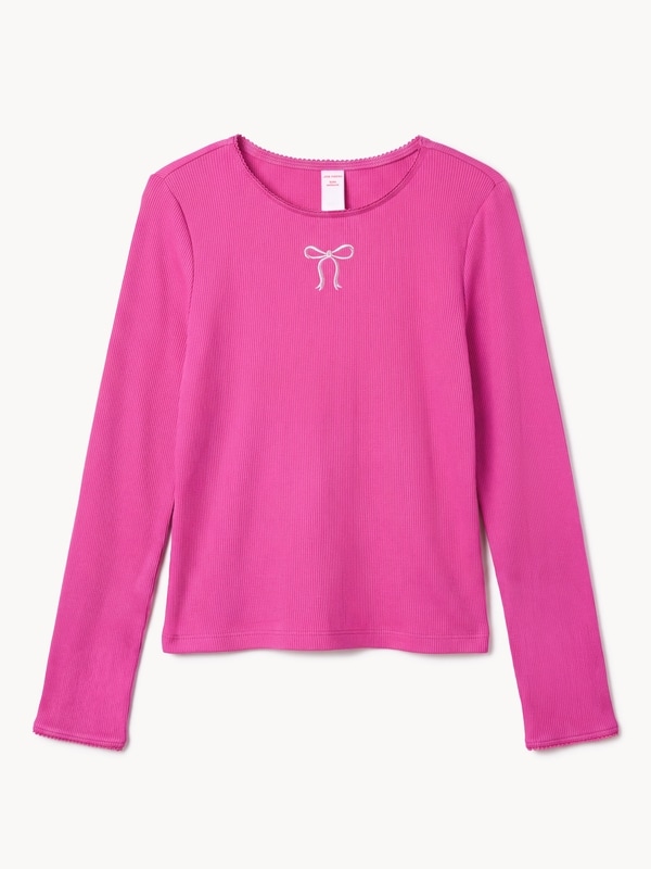 Joe Fresh Haut à manches longues, filles 1 ea, 16,00 $/1ch