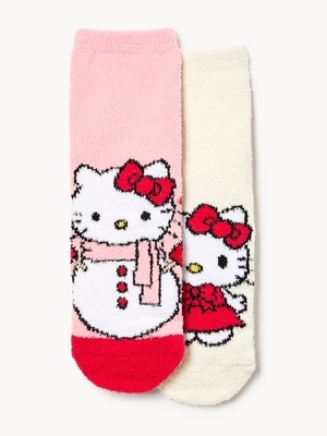 Joe Fresh Kid Girls' Hello Kitty® Cozy Crew Socks 1 ea, $12.00/1ea