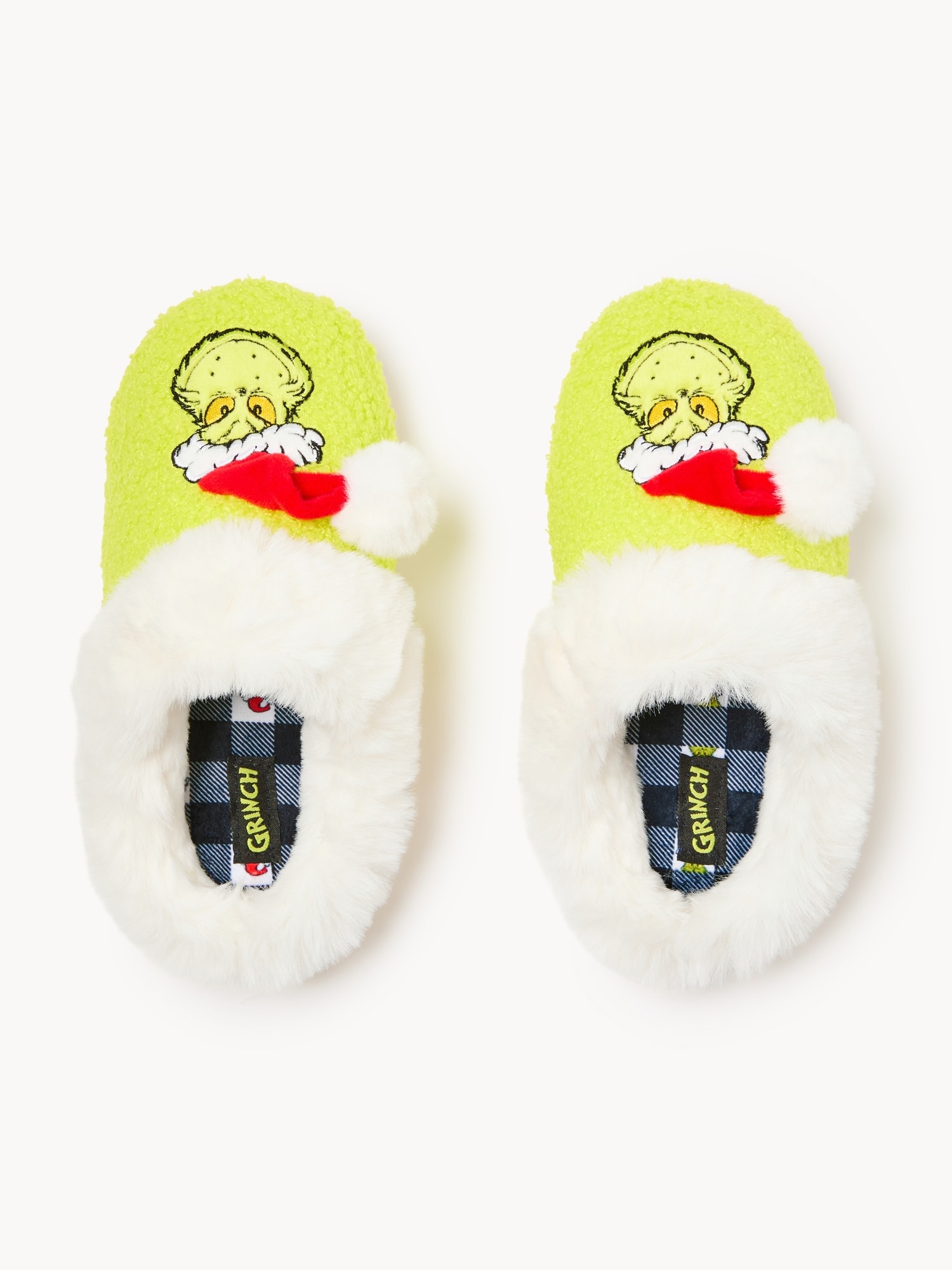 Kid Girls' Grinch Slippers