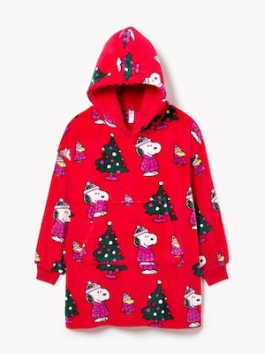 Joe Fresh Kid Girls' Peanuts Snoopy Holiday Lounge Hoodie 1 ea, $29.00/1ea