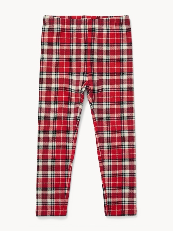 Toddler Girls' Holiday Legging - Red