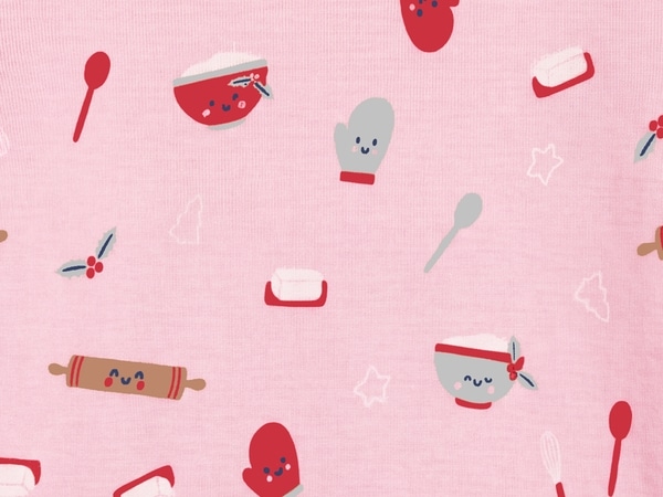 Ensemble de nuit des Fêtes, petites filles
