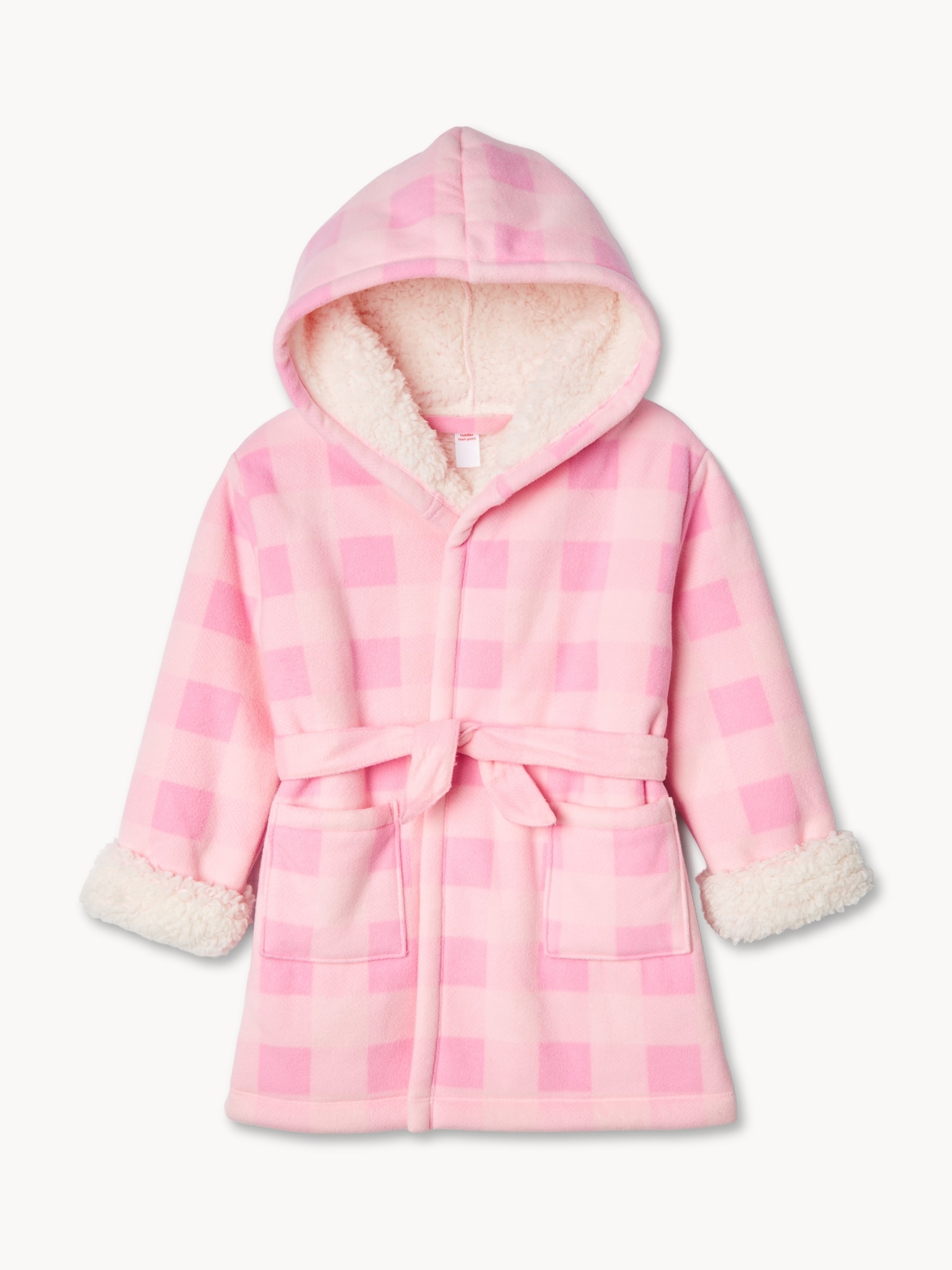 Toddler Girls' Teddy Fleece Robe