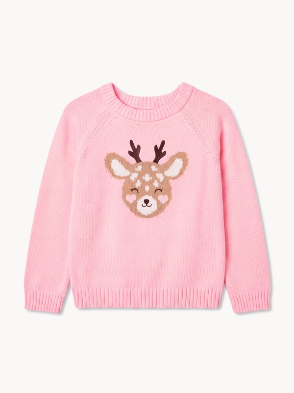 Joe Fresh Toddler Girls' Graphic Sweater 1 ea, $24.00/1ea
