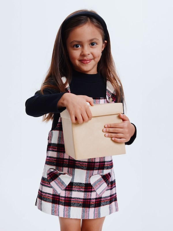 Joe Fresh Toddler Girls' Plaid Pinafore Dress 1 ea, $24.00/1ea