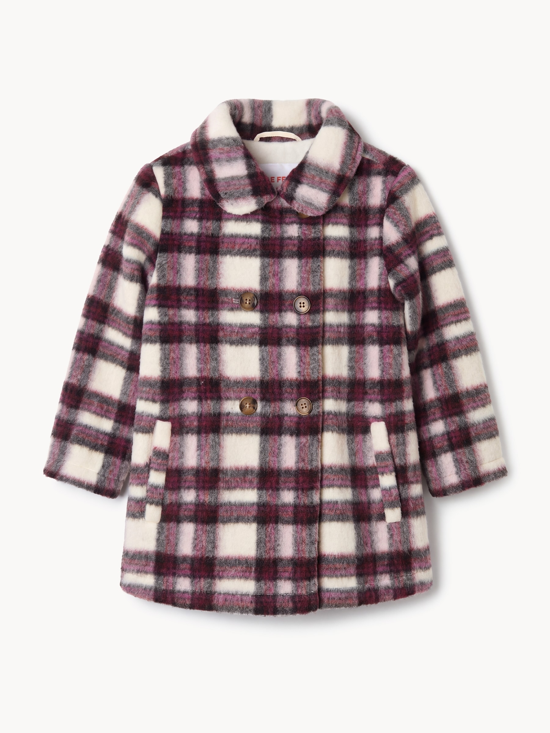 Toddler Girls' Plaid Coat