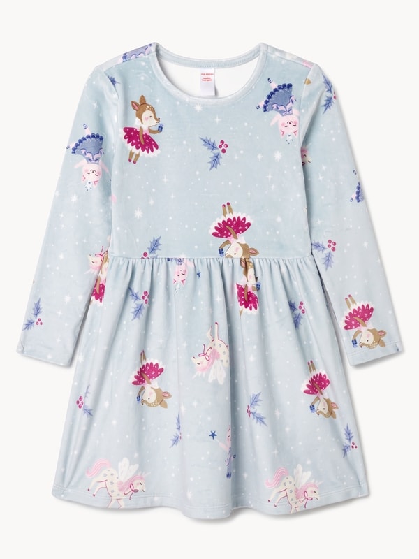 Joe Fresh Toddler Girls' Velour Dress 1 ea, $19.00/1ea