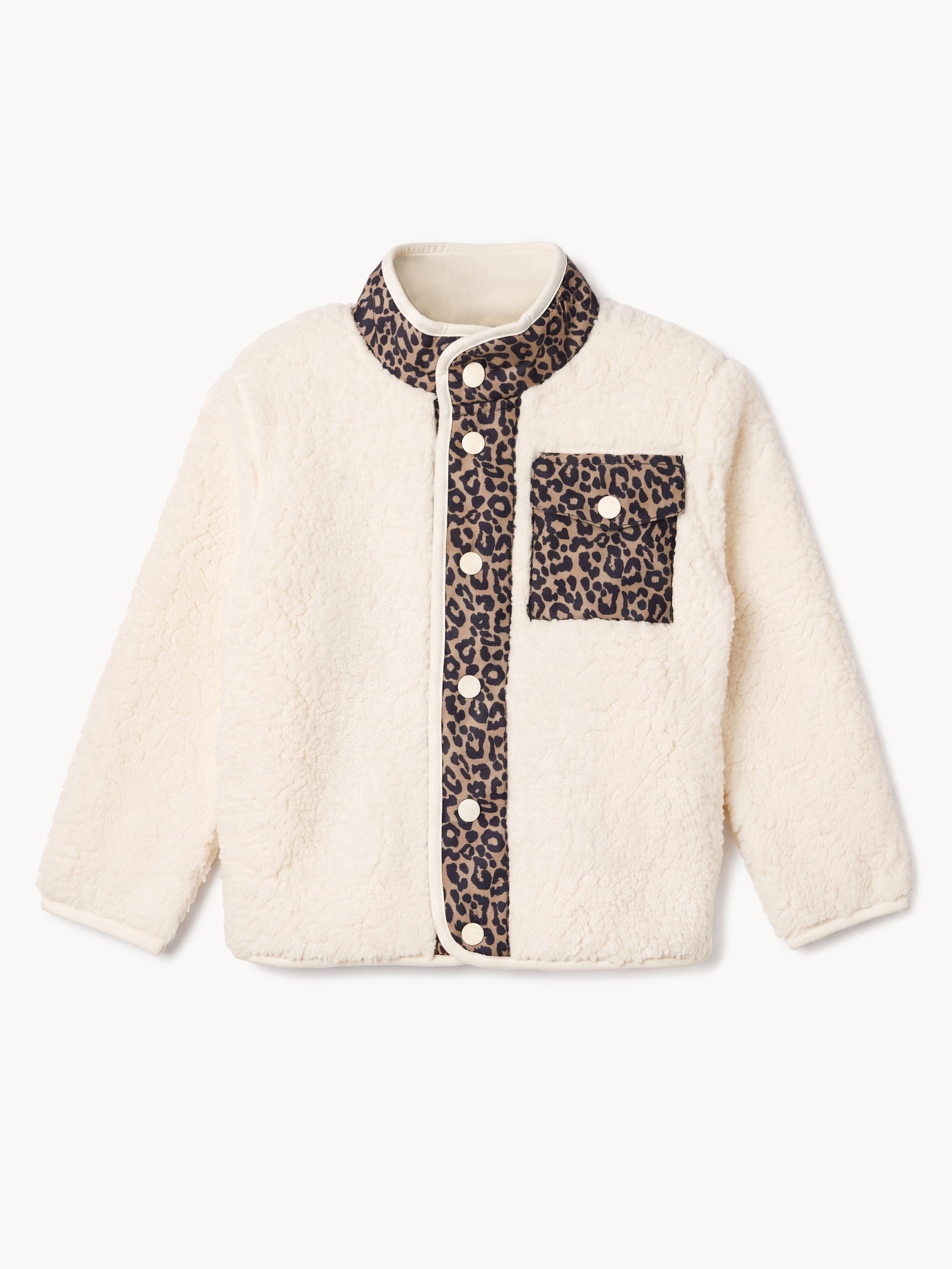 Toddler Girls' Teddy Fleece Jacket