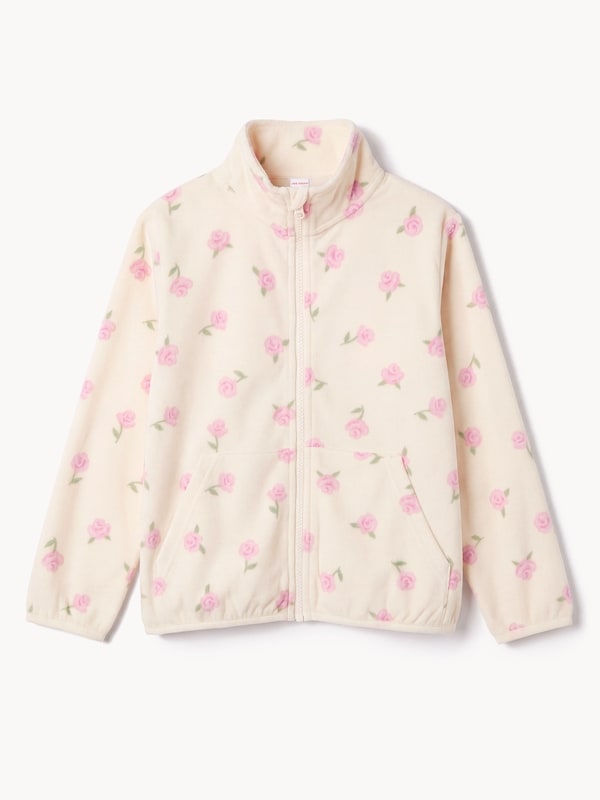 Veste en micromolleton, petites filles - Blanc Cassé