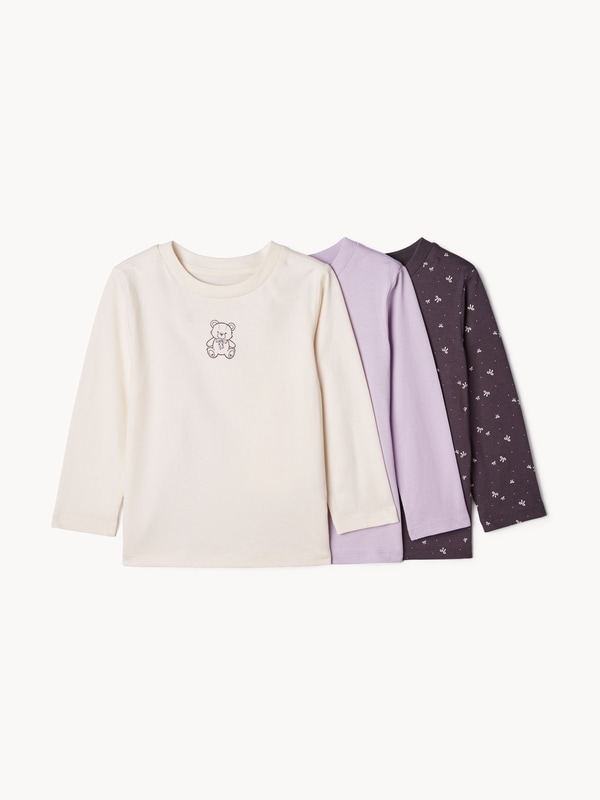 Joe Fresh Hauts à manches longues, 3, petites filles 1 ea, 19,00 $/1ch