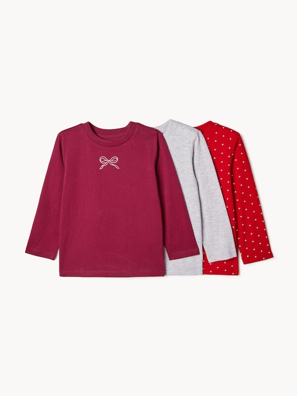 Joe Fresh Hauts à manches longues, 3, petites filles 1 ea, 19,00 $/1ch
