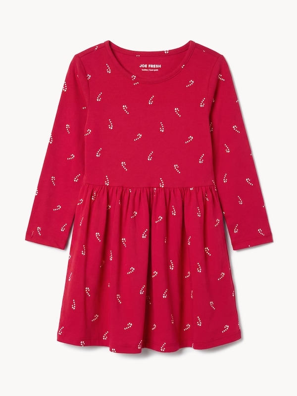 Joe Fresh Toddler Girls' Long Sleeve Dress 1 ea, $10.00/1ea