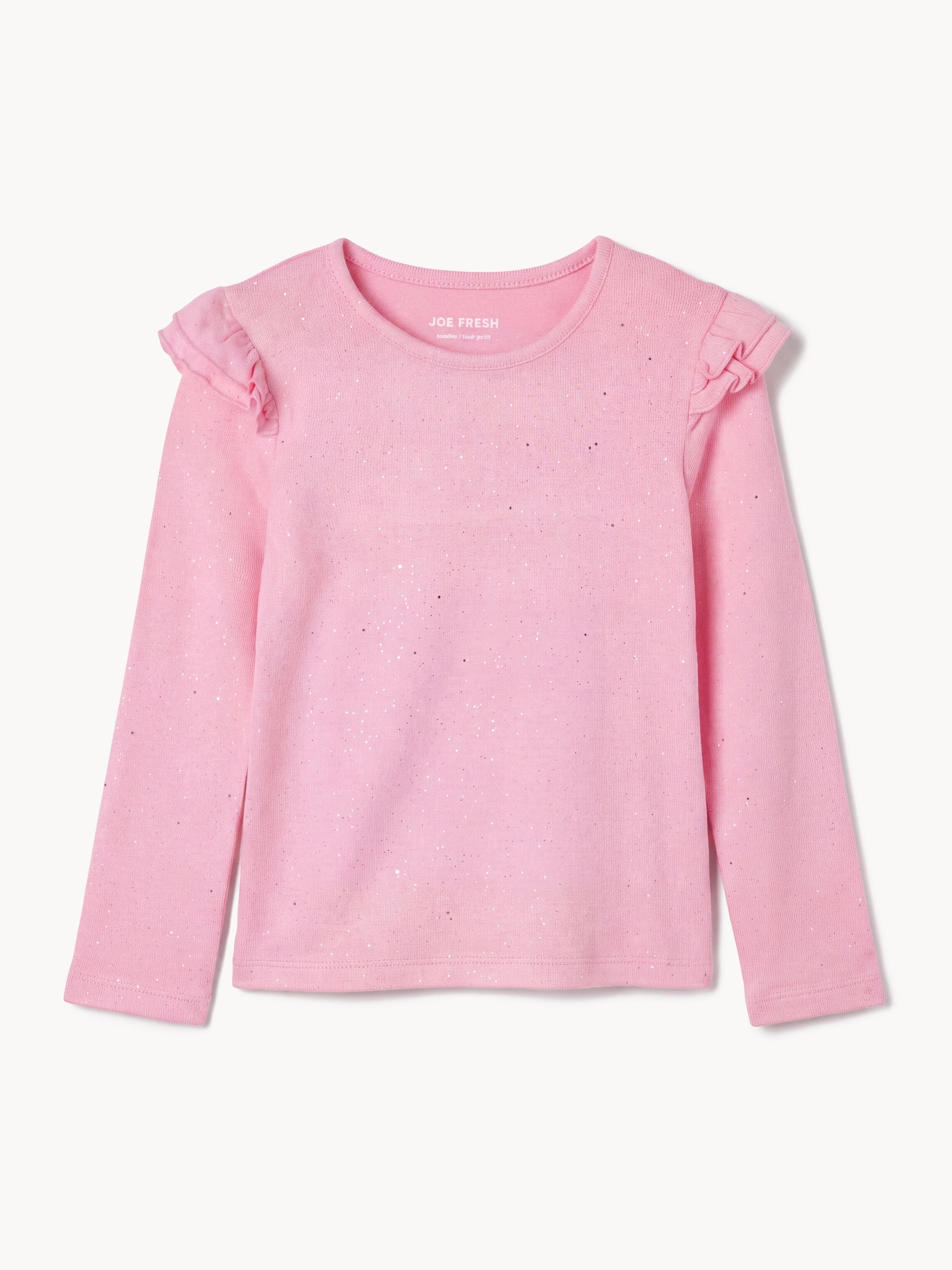 Toddler Girls' Long Sleeve Ruffle Top