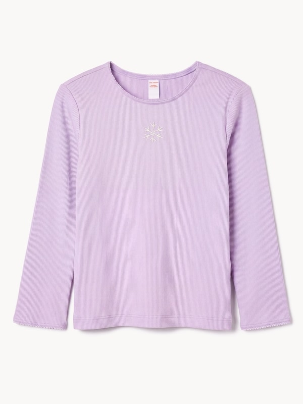 Toddler Girls' Long Sleeve Top - Light Purple