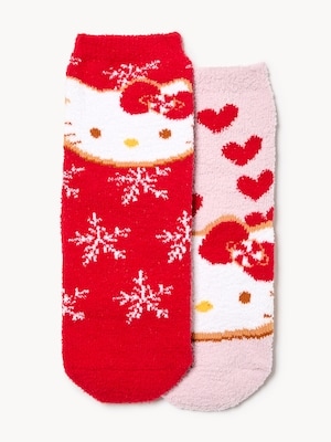 Joe Fresh Toddler Girls' Hello Kitty® Cozy Crew Socks 1 ea, $12.00/1ea