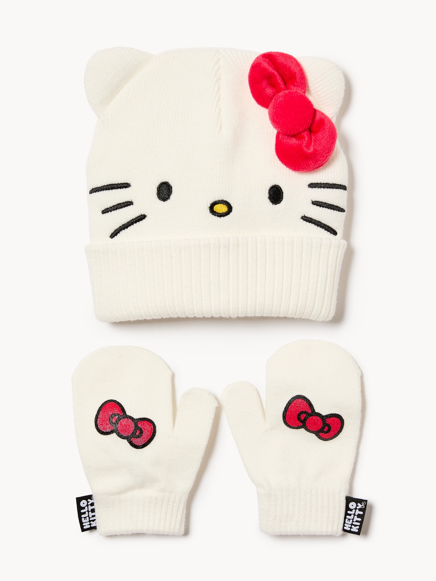Ensemble tuque et mitaines Hello KittyMD