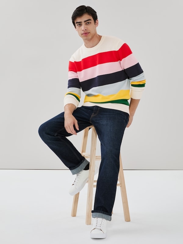 Joe Fresh Chandail en tricot rayé pour hommes 1 ea, 39,00 $/1ch