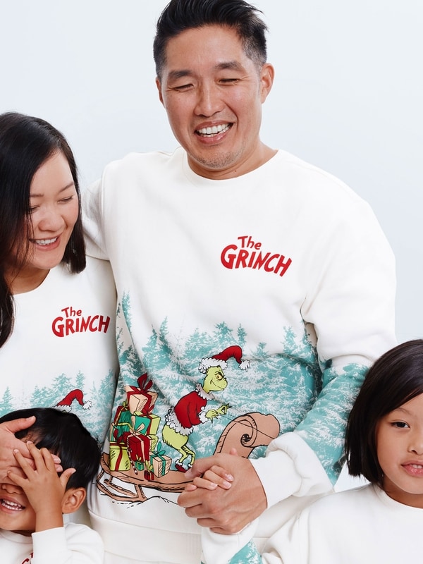 Men's Grinch Sweatshirt - Off White