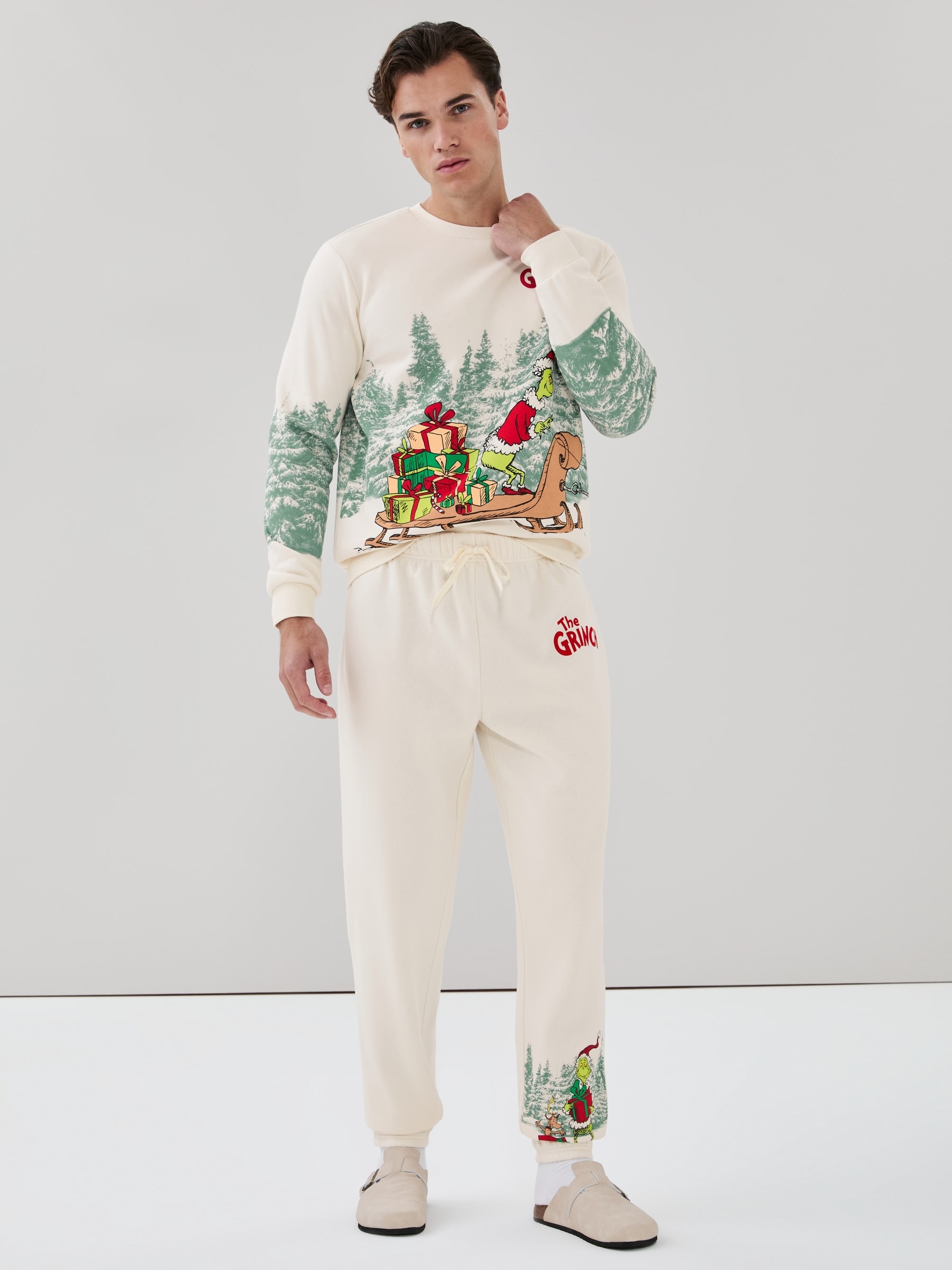 Pantalon de jogging festif Grincheux pour hommes
