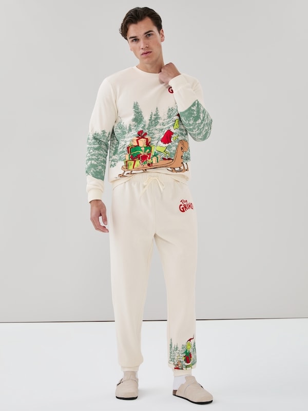 Men's Grinch Jogger - Off White