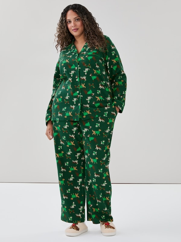Joe Fresh Women+ Flannel Holiday Sleep Set 1 ea, $39.00/1ea