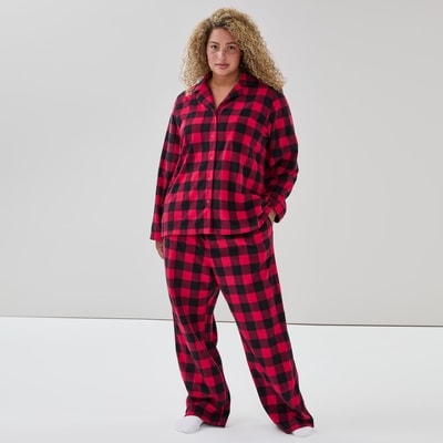 Pyjama des Fêtes Femmes+ - Rouge Foncé