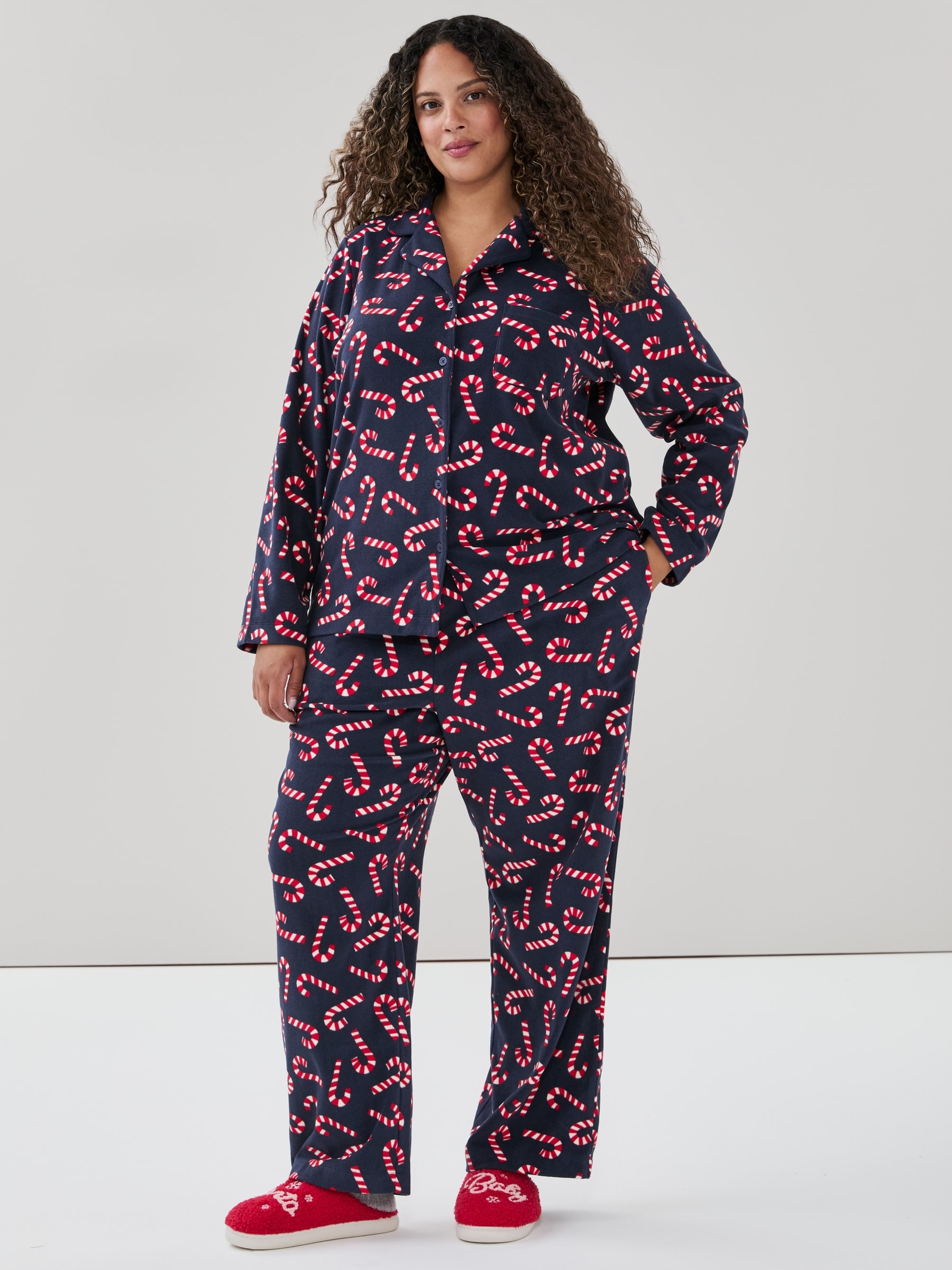 Pyjama des Fêtes en micromolleton Femmes+