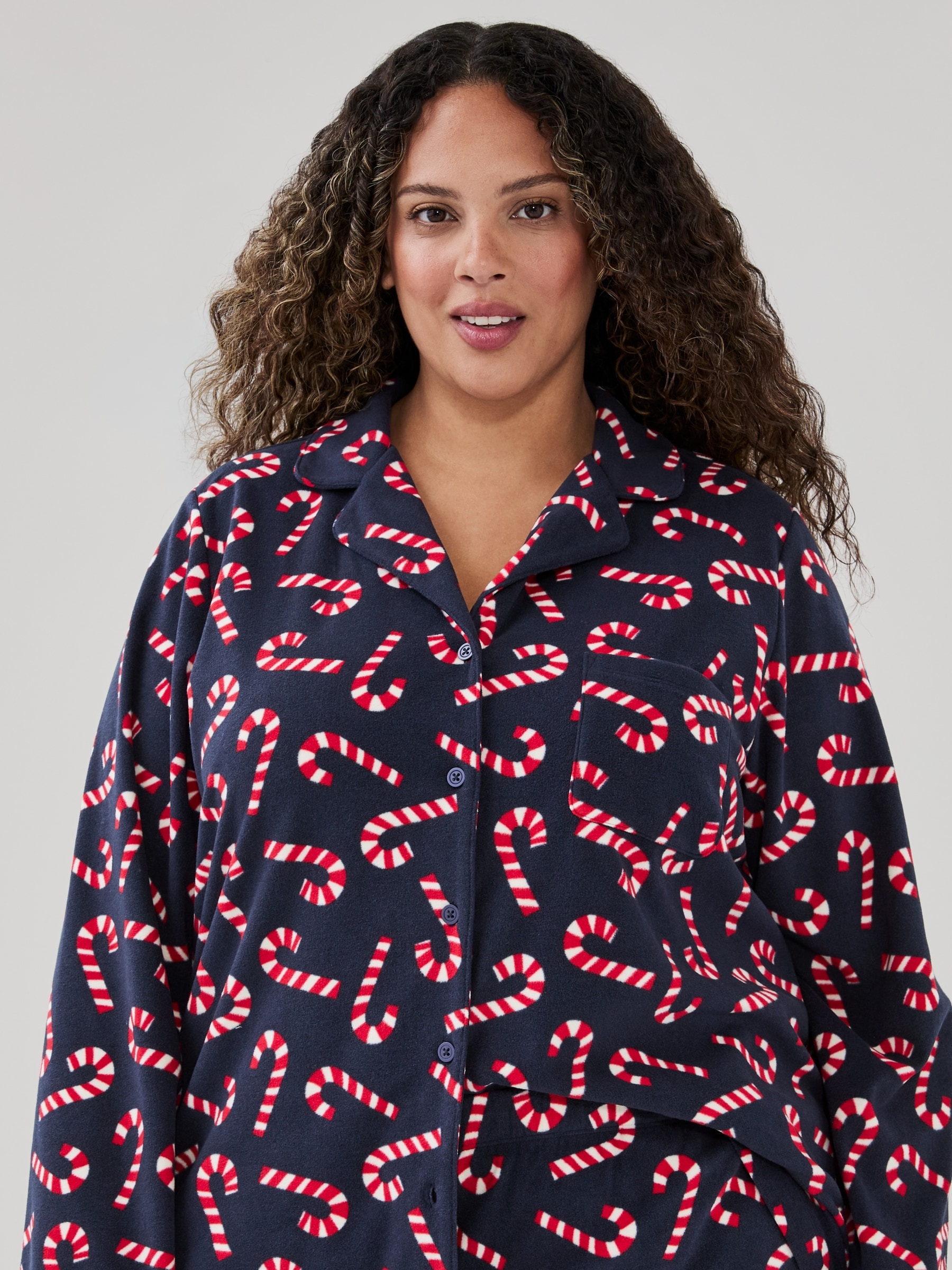 Pyjama des Fêtes en micromolleton Femmes+