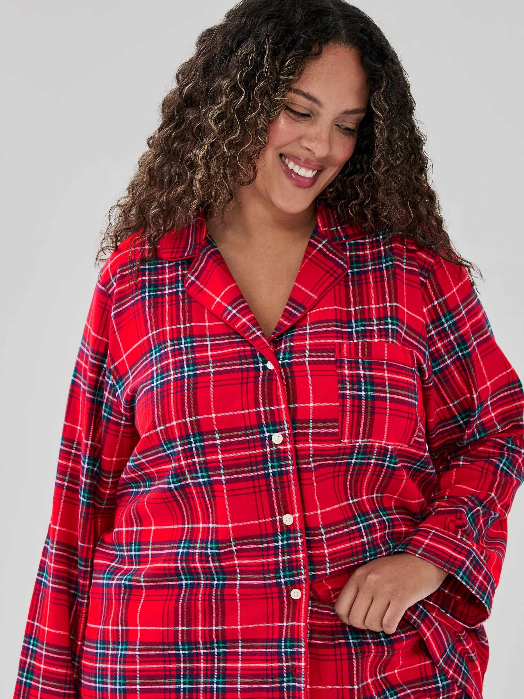 Women+ Flannel Sleep Set