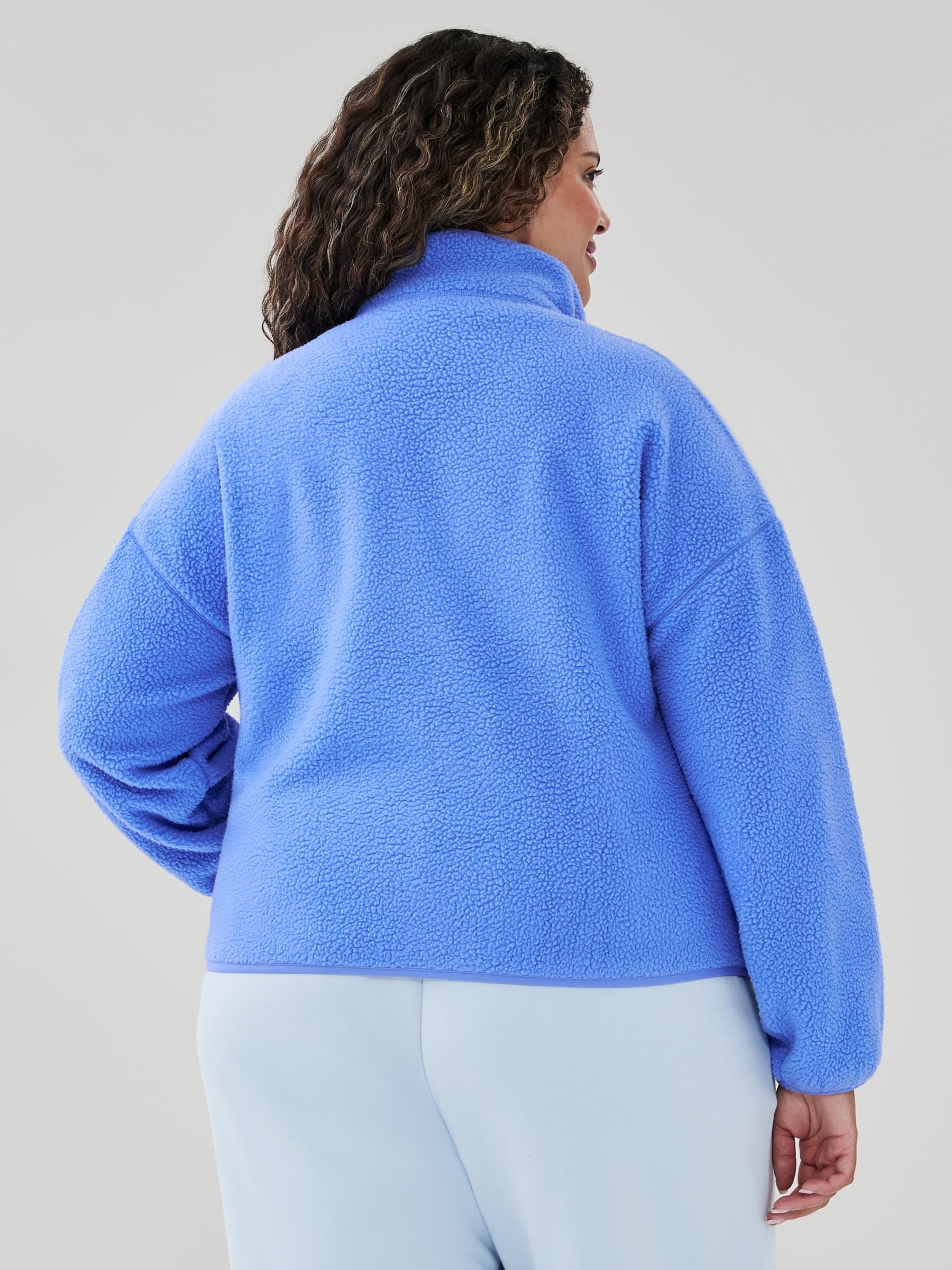 Chandail sport molleton fermeture éclair Femmes+