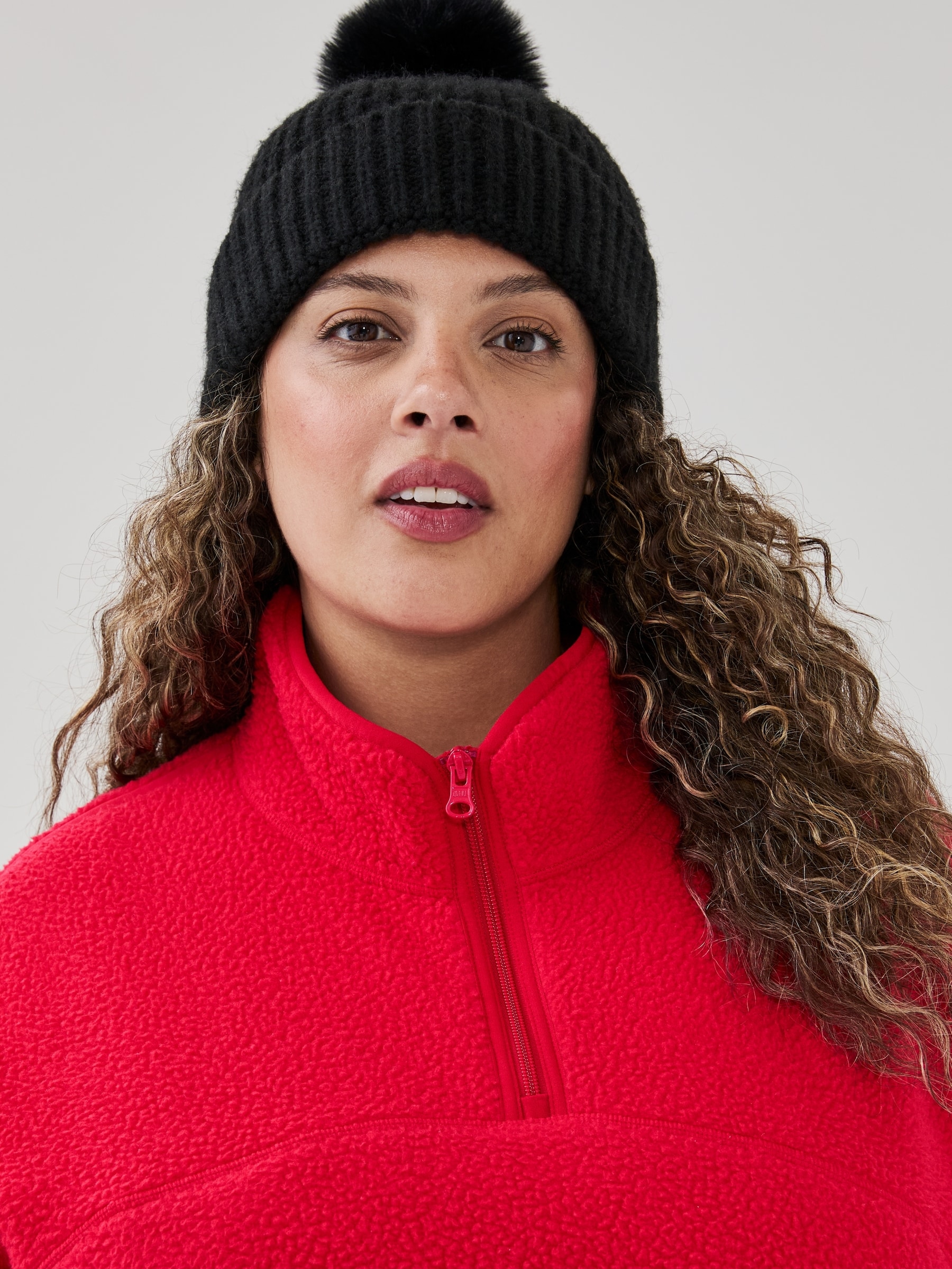 Women+ Active Teddy Fleece Half-Zip Pullover