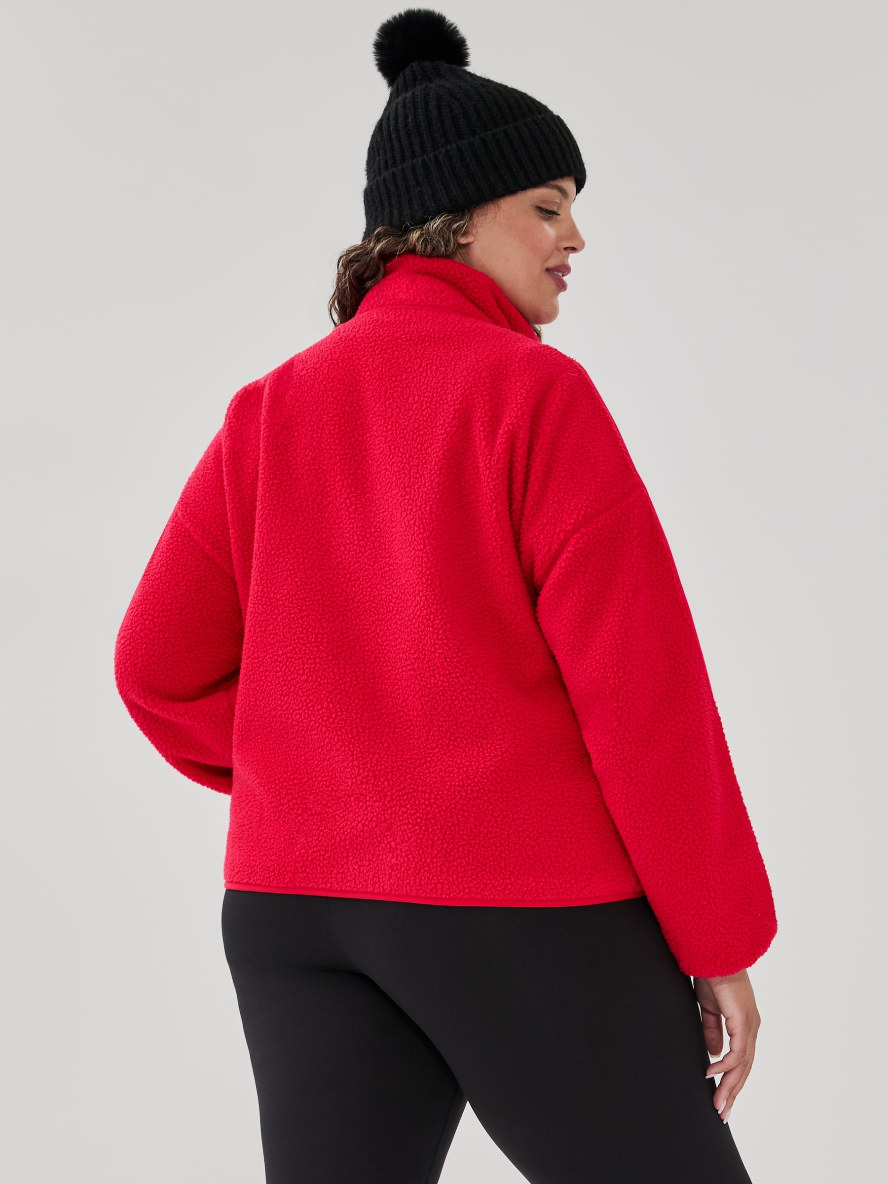 Women+ Active Teddy Fleece Half-Zip Pullover