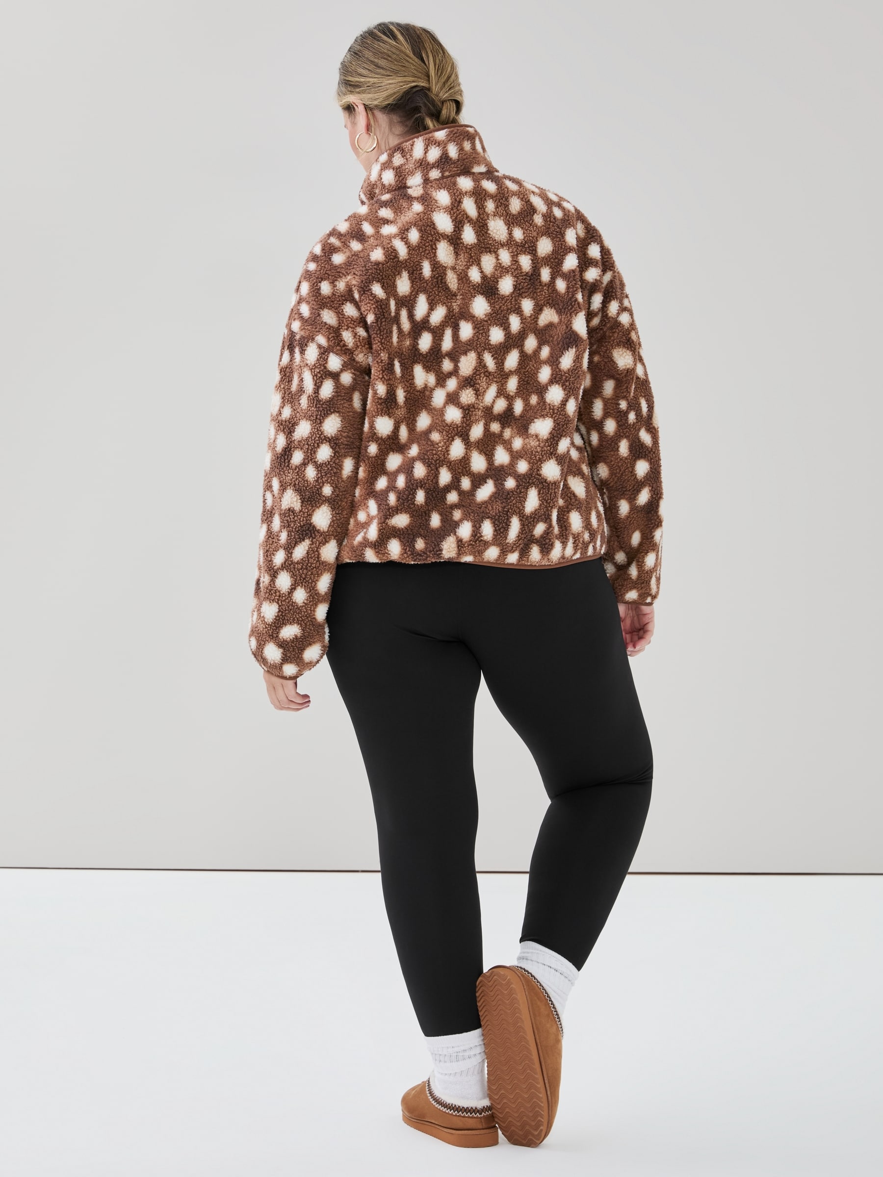 Women+ Active Teddy Fleece Half-Zip Pullover