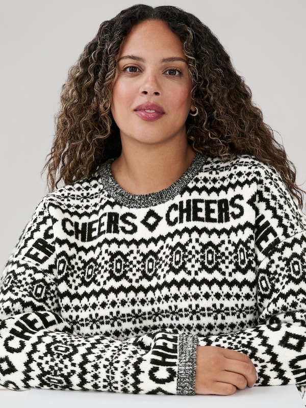 Joe Fresh Women+ Festive Sweater 1 ea, $39.00/1ea
