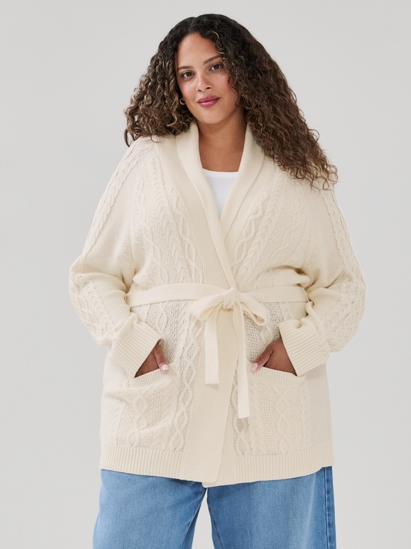 Joe Fresh Women+ Cable Knit Cardigan 1 ea, $45.00/1ea