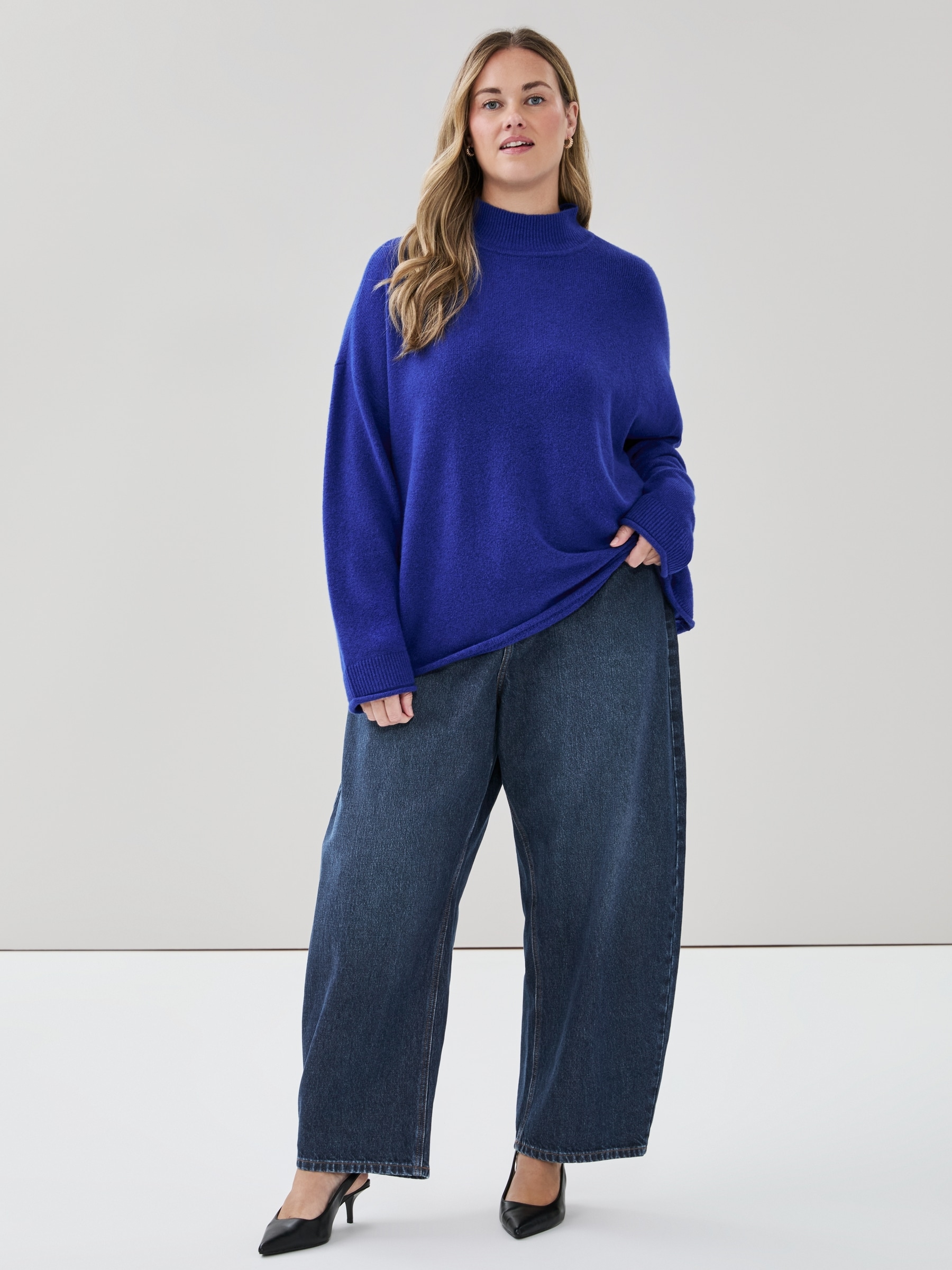 Women+ Mock Neck Sweater