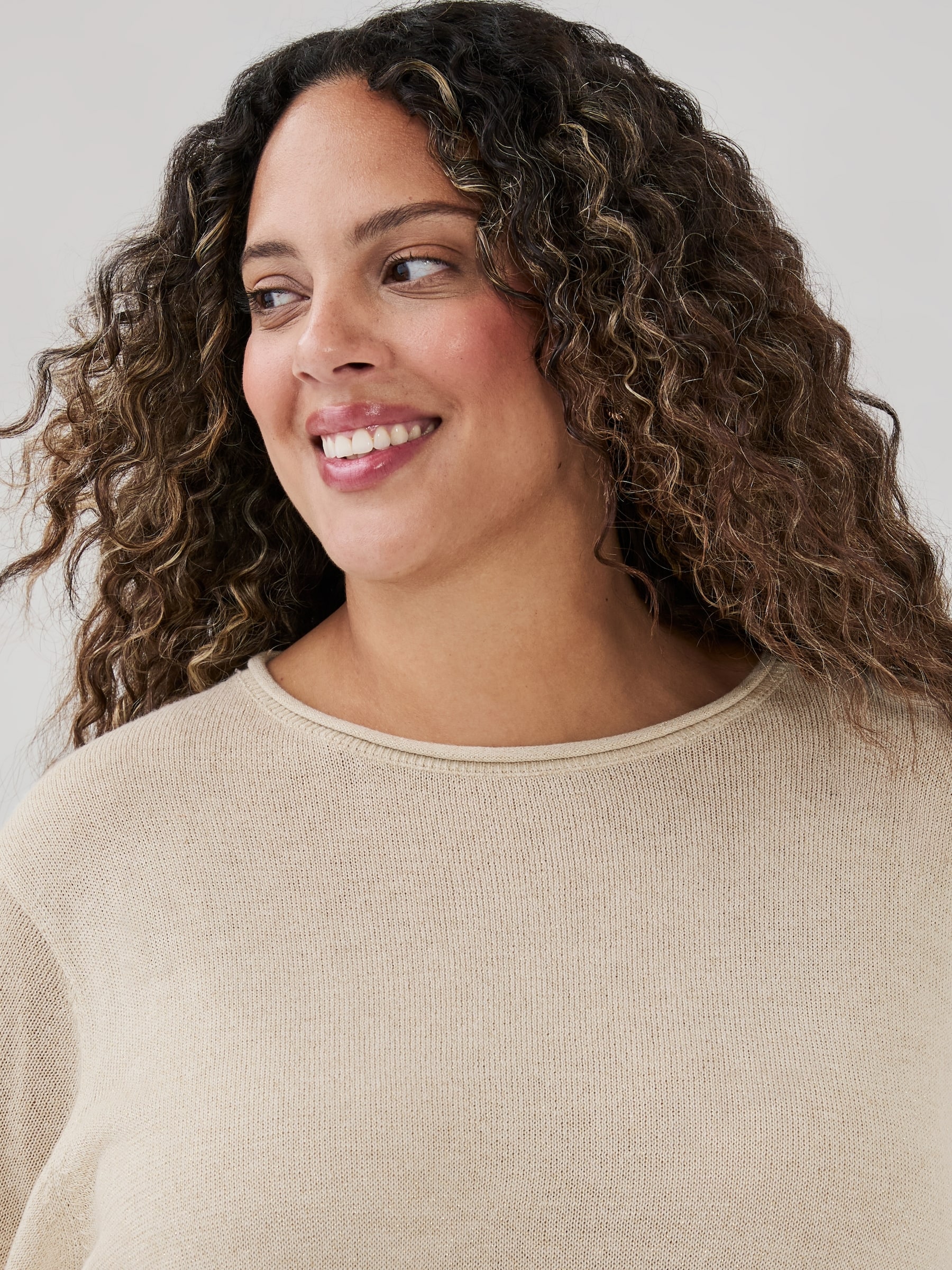Women+ Shimmery Sweater