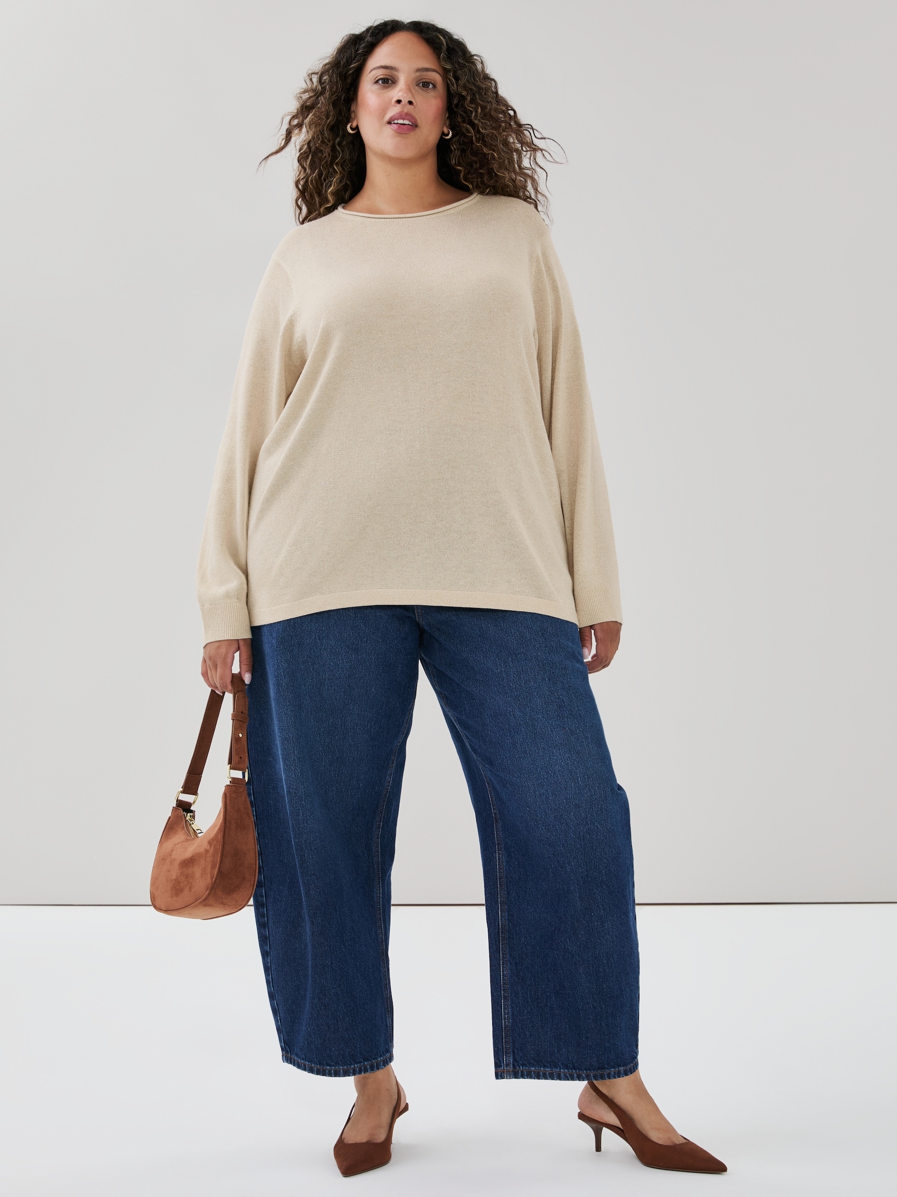 Chandail en tricot chatoyant Femmes+
