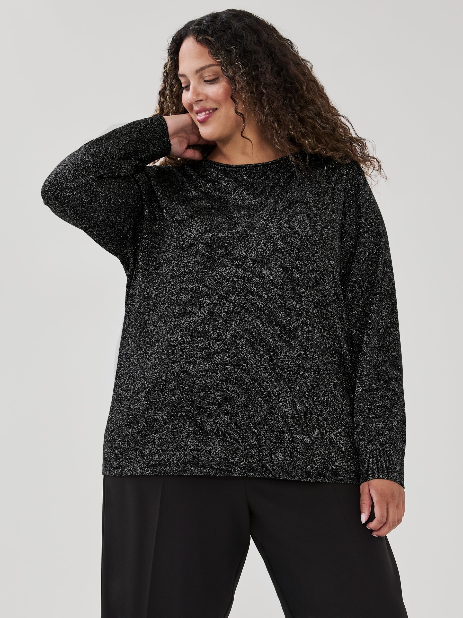 Women+ Shimmery Sweater