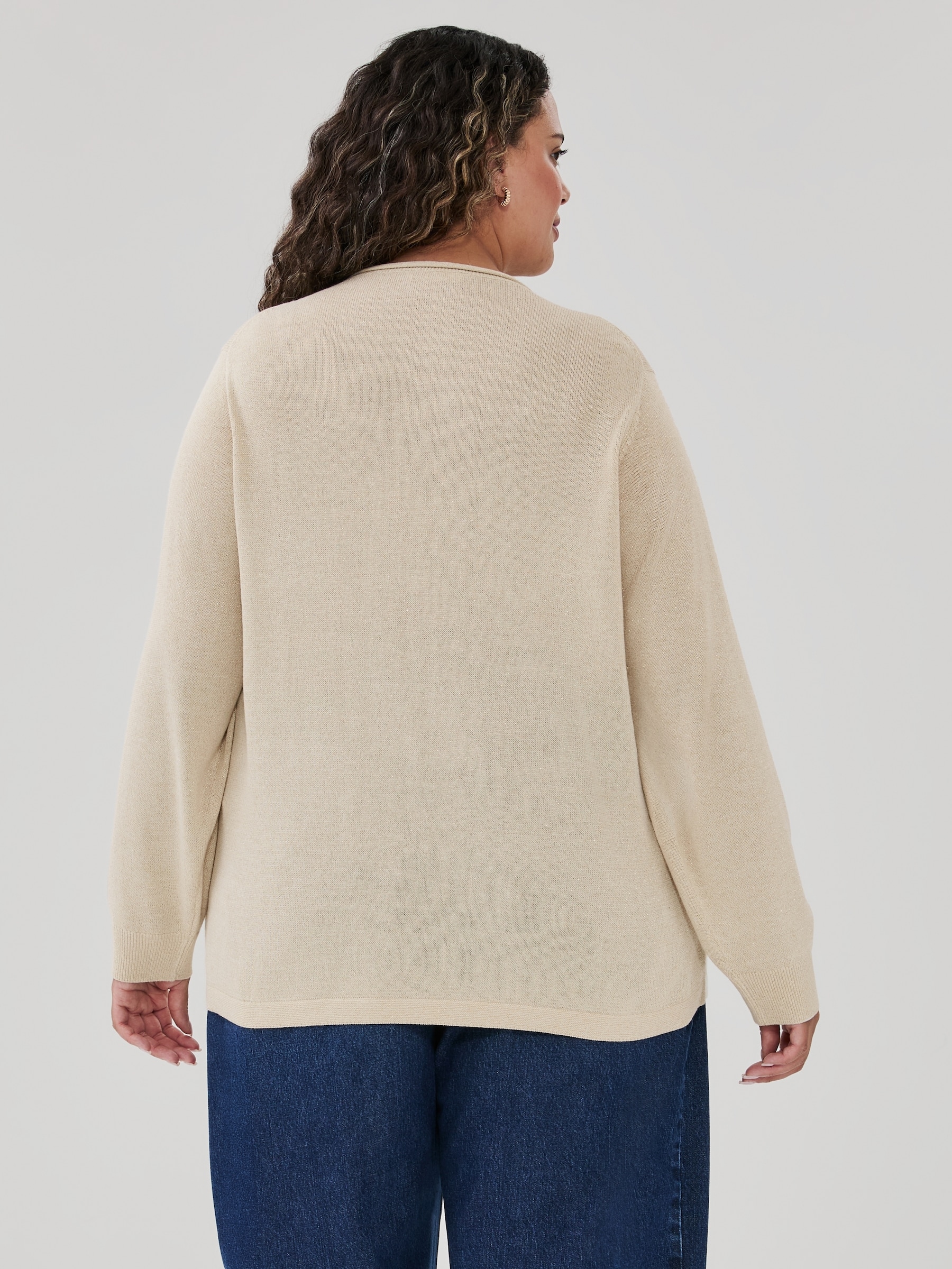 Women+ Shimmery Sweater