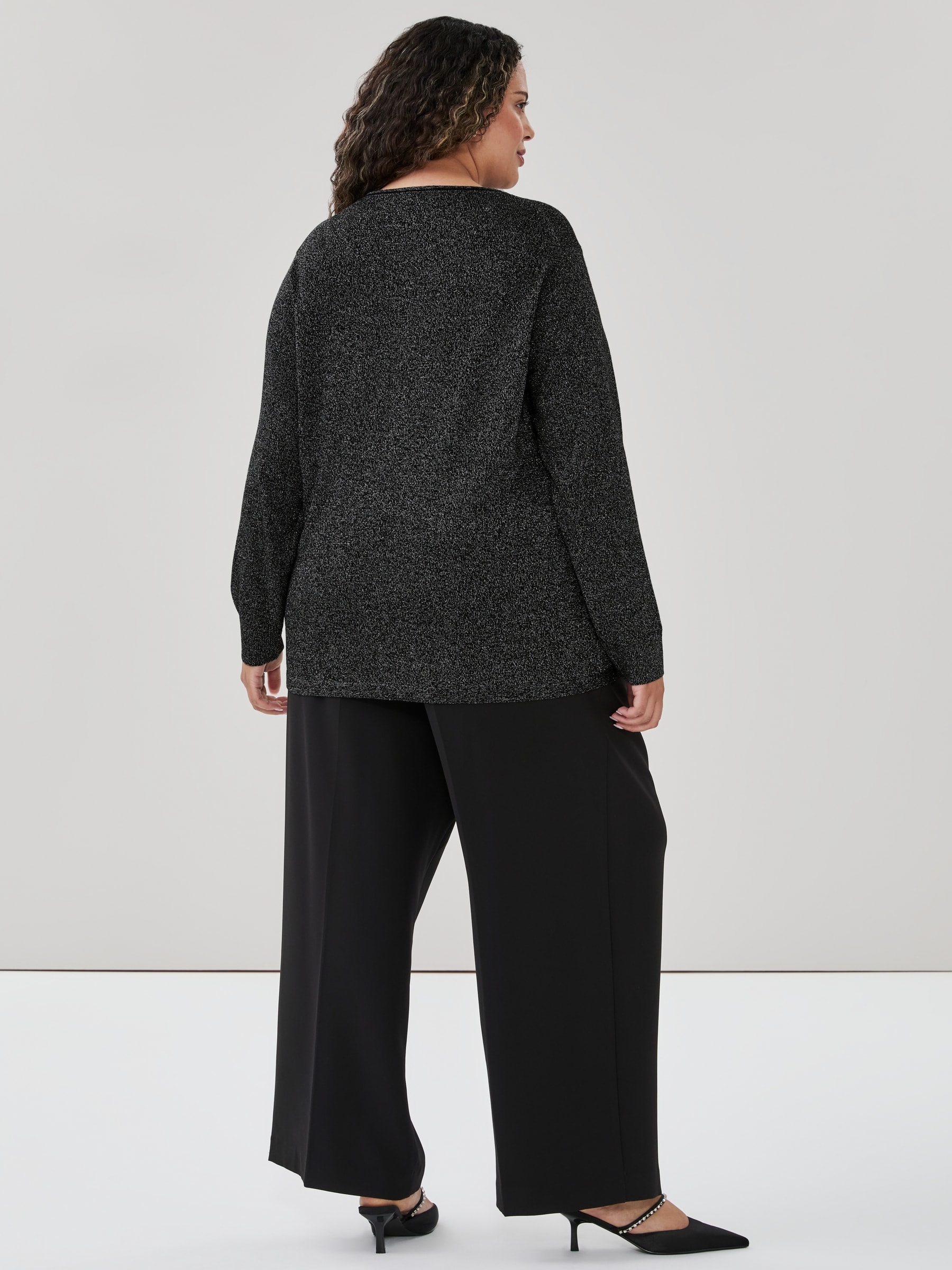 Women+ Shimmery Sweater