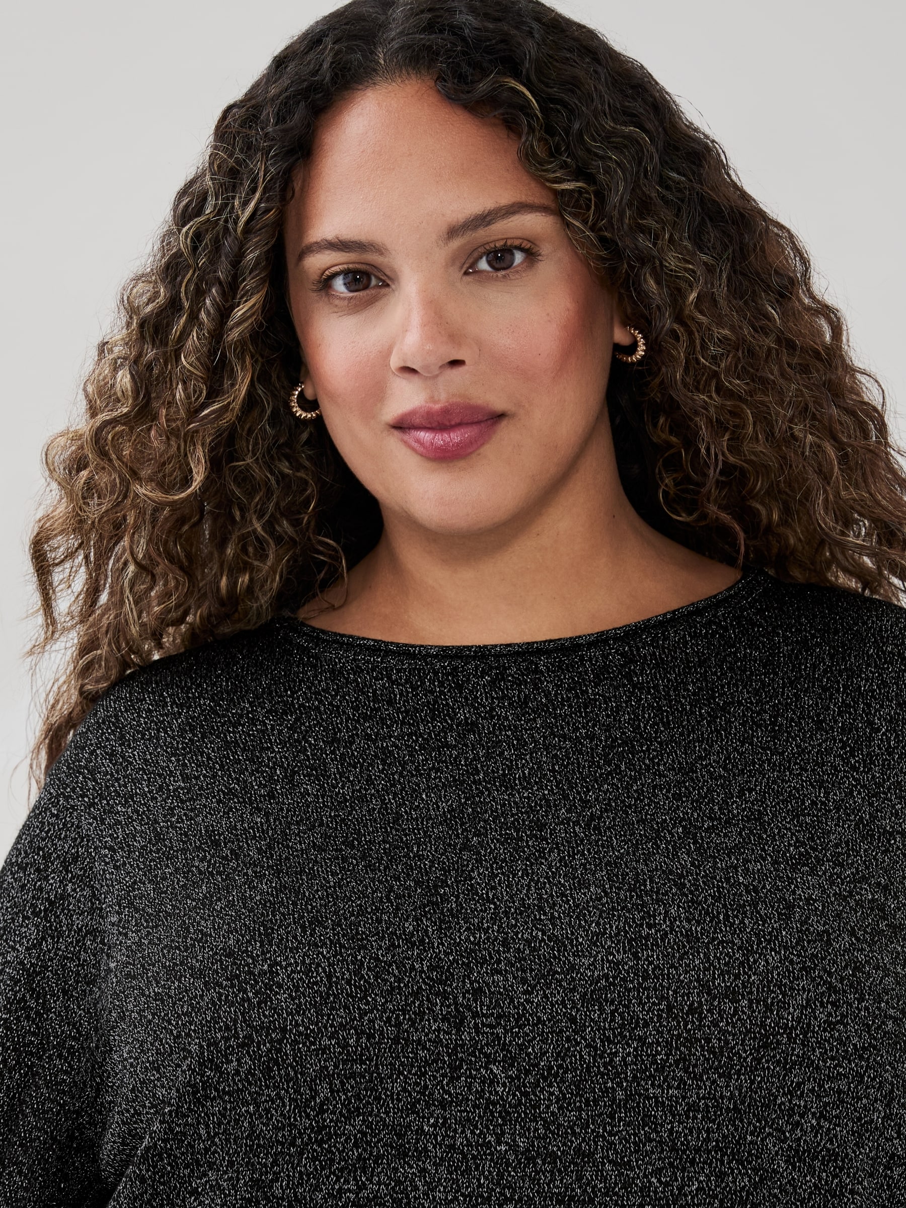 Women+ Shimmery Sweater