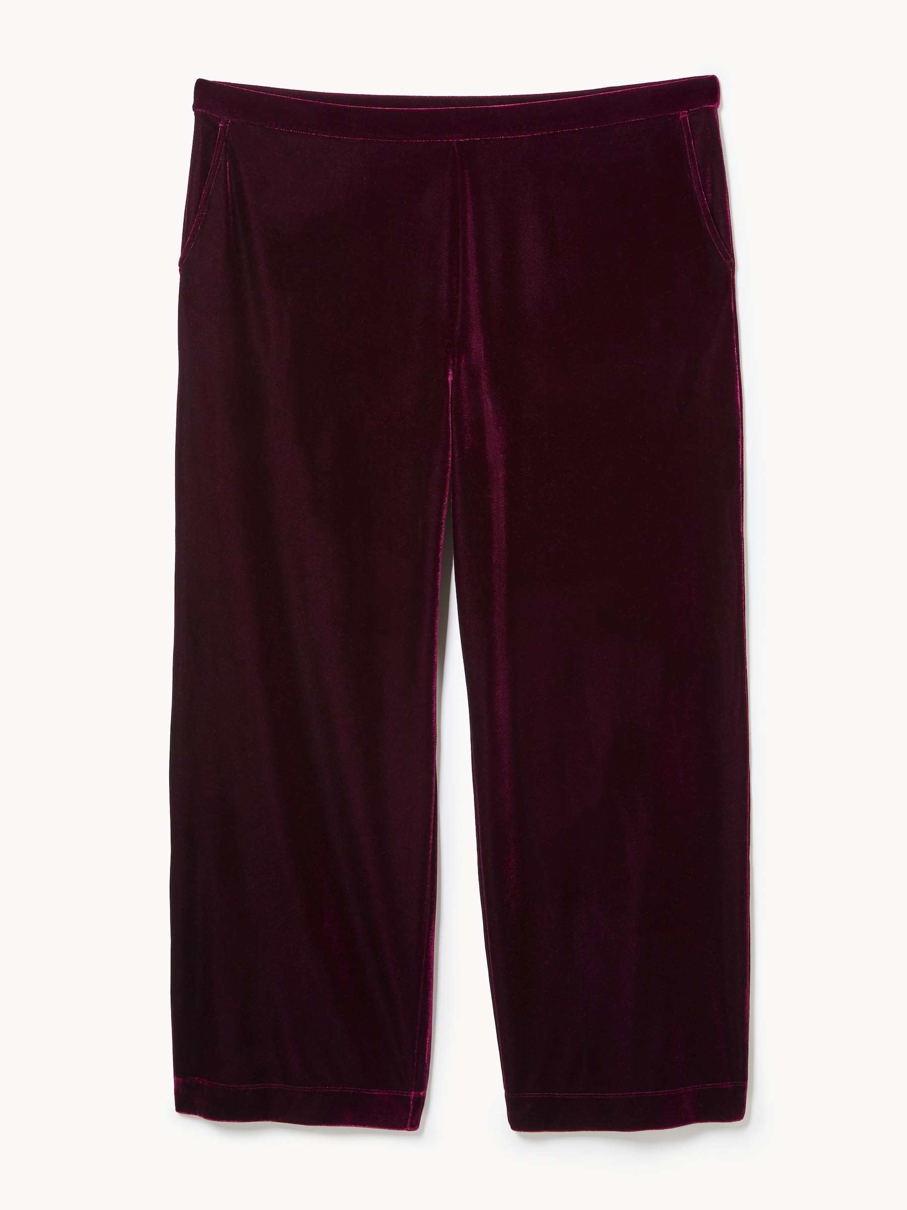Pantalon à jambe large en velours Femmes+