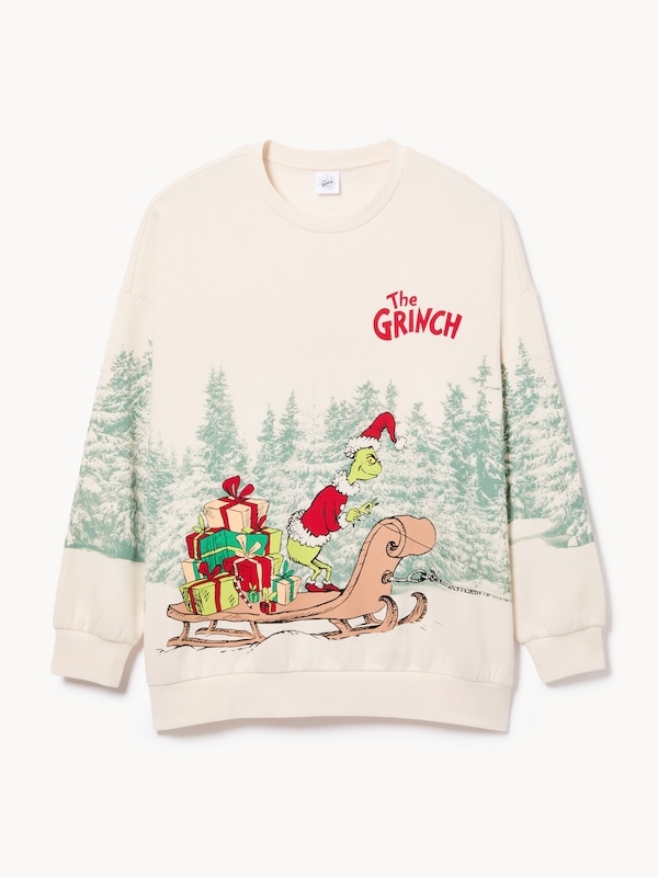 Chandail en molleton Le Grincheux Femmes+ - Blanc Cassé